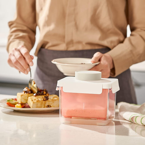 TOFUDEE Tofu Press | Food Strainer for Paneer, Cheese, & All Kinds of Tofu - Soft, Silken, Organic, Extra Firm |