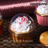Party Hippo Foil Muffin Liners, 50 Pcs Disposable Cupcake Baking Cups, Gold Aluminum Ramekin Holders