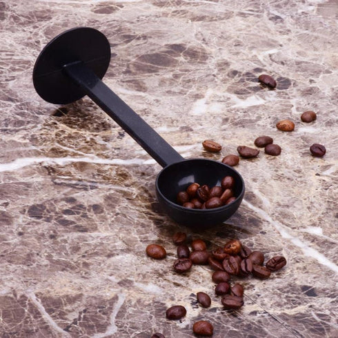 10g Espresso Coffee Measuring Spoon, Plastic Coffee Scoop for Ground Coffee, Tea, Salt with Pressed Bottom 5.9x1.9inch