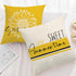 4Pack Summer Decor Pillow Covers, Yellow Floral Sunflower Cushion Cover, You Are My Sunshine Farmhouse Pillowcases