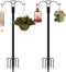 XDW-GIFTS Shepherds Hooks for Outdoor, 2-Pack 60 Inch Heavy Duty Bird Feeder