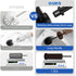Set: 304 Toilet Brush and Holder Stainless Steel Heavy Duty Toilet Bowl Brush and Holder with Removable Inner Bowl