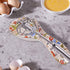 Ceramic Spoon Rest for Stove Top, Large Floral Spoon Holder for Kitchen Counter, Modern Farmhouse Decor