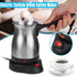Turkish Electric Coffee Maker, 5 to 6 Cup Brewing Capacity, Stainless Steel Pot, 600ml