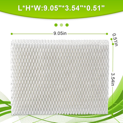 MD1-0034 Humidifier Replacement Filters Wick - Compatible with Vornado Evaporative Humidifier Models (2 Pack)