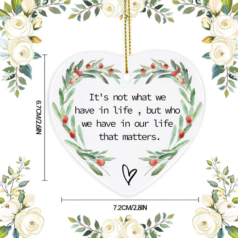 Friendship Ornaments, Christmas & Birthday Gifts for Women, Home Decor