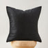 GIGIZAZA Black Velvet Pillow Covers 24x24, Pack of 2 Decorative Square Throw Pillows for Couch