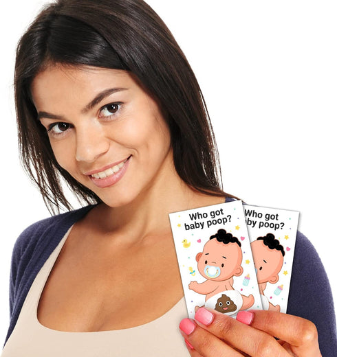 Baby Shower Games 38 Raffle Cards, Dirty Diaper Scratch Off Game, Fun and Easy Baby Shower Activity