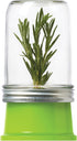Jarware Green Herb Saver Lid for Wide Mouth Mason Jars