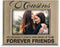 BELLA BUSTA Cousins-Forever Friend Picture Frame - Engraved Leather Gift for Best Cousin Birthday-Christmas