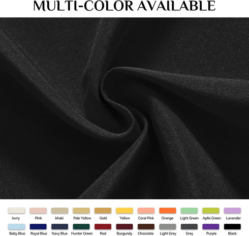Softalker Rectangle Tablecloth, Waterproof & Stain Resistant, Wrinkle Free Fabric Washable Polyester Table Cover for