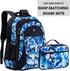 Fenrici Lunch Box for Boys, Kids Insulated Lunch Bag, Spacious, BPA Free, Food Safe, Shark, Camo