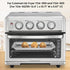 2 PCS Stainless Steel Baking Tray Pan, Compatible with Cuisinart Toaster Oven, Cookie & Bread Baking Sheet (12.4x10.06