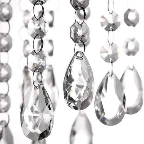 48 Pieces Crystal Ornaments Tree Decorations Beads for Chandelier Crystals Chandelier Beads