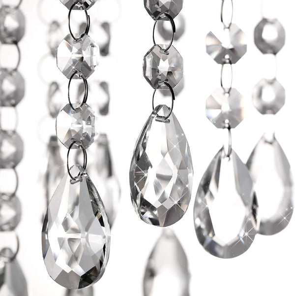48 Pieces Crystal Ornaments Tree Decorations Beads for Chandelier Crystals Chandelier Beads