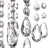 48 Pieces Crystal Ornaments Tree Decorations Beads for Chandelier Crystals Chandelier Beads