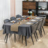 Set 6 Set 6) Myir JUN Round Placemats Dual Sided, Faux Leather Place Mats of Indoor Placemat for Dining Table Outdoor