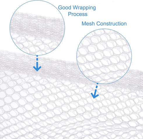 uxcell 3Pcs Shoes Washing Bag, 8.7 x 13 Inch Cylinder Mesh Laundry Bags for Washing Sneakers, Slippers, Delicates -