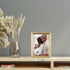 Lawrence Frames Bead Border Design, Satin Gold, 4x5
