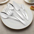 5-Piece Silverware Serving Utensils, HaWare Durable Stainless Steel Serving Spoon Fork, Mirror Polished, Dishwasher Safe