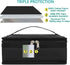 FlowFly Portable Small Insulated Lunch Box, Soft Bag Mini Cooler Thermal Meal Tote Kit with Handle for Work