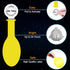 LED Balloons Flashing, 32 Pack, 8 Colors Light Up Balloons for Glow in the Dark Party Supplies