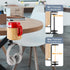 Nnewvante Desk Cup Holder, 2 in 1 360° Rotating Headphone Hanger and Anti-Spill Cup Holder for Gaming Desk