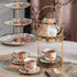 CHANJOON sets Set, Sets Set 6 tea Gold Plated Red Rose Ceramic Tea Vintage Teapot Tea Beautiful Tea Coffee Serving