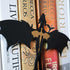 YUKEI 4th 6.7" Metal Fantasy Dragon Shelf Decor Wing Dragon Silhouette Bookend Ornament for Fantasy Readers and Book