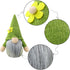 Gehydy Set of 2 Plush Spring Gnomes, Handmade Green Scandinavian Tomte Easter Sunflower Decoration for Home Kitchen