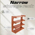 Eloplzxe 4 Closet,Small Closet 18.897.4819.3inch Shoe Rack,Small Tier Shoe Organizer Storage Shelf,Bamboo Narrow Shoe