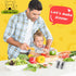 Kids Chef Knife Set for Real Cooking with Safe Finger Guard, Stainless Steel Blade, Kid-Friendly