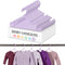 Hsei 60 Pack Pastel Color Kids Nursery Hangers Plastic Baby Hangers Heavy Duty