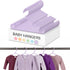 Hsei 60 Pack Pastel Color Kids Nursery Hangers Plastic Baby Hangers Heavy Duty