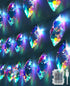 AceList Iridescent String Lights Indoor, 20 LED 9.84FT Holographic Battery & USB