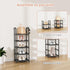 5 5-10 Closet, LANTEFUL Narrow Shoe Rack Tier Shoe Shelf Storage for Pairs Shoe and Boot, Sturdy Shoe Storage Space