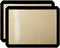 Premium Non-Stick Silicone Baking Mats, Set of 2 Quarter Sheet Toaster Oven Liners, Size 8.5" - 11.5"