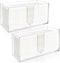 Acrylic Paper Towel Holder Countertop, 5mm Thick Clear C-Fold Z-Fold Trifold Napkin