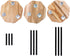 3 Pack Frcctre Indoor Plant Stand, Wooden Mid Century Plant Stand Tall Plant Table Plant Holder Plant Riser for Flower