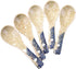 Asian Soup Spoons Set of 5, Ceramic Ramen Spoons, Perfect for Dumplings, Pho, Noodles, Dishwasher Safe