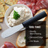 RADA Cutlery Party Spreader Knife, Black Handle, Made in USA
