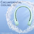 FrSara Neck Fan, Personal Adjustable 360° Cooling Fan, Super Quiet No Blade Design for Comfortable Use