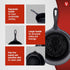Victoria Cast Iron Saucepan, 2QT Melting Pot, Made in Colombia