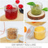 4 OZ 40 PACK VERONES Mason Jars Canning Jars, Jelly Jars With One Piece Regular Lids, Ideal for Jam, Honey, Wedding