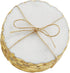 Mud Pie Foiled Coaster Set in White/Gold