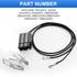 WB2X8228 Element Receptacle and Wire Kit, Compatible with GE Electric Ranges, Replaces AP2013499