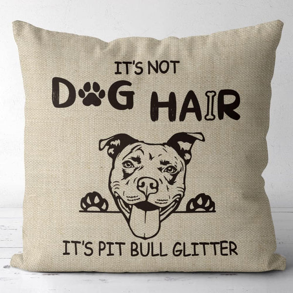 Dachshund Heart Flax Throw Pillow Cover, 18 x 18 Inch Decorative Cotton Linen Cushion for Sofa Couch Bed