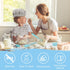 Set Kids Cooking and Baking with Storage Case Real Cooking Supplies with Cookbook Knives Apron Chef Hat Kids Cooking