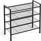 4-Tier Shoe Rack,Metal Simple Narrow Shoe Storage Organizer Shelf for Closet,Entryway, Bedroom,Garage