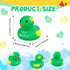Favors(12 DEEKIN Mental Health Rubber Duck Bulk Green Ribbon Mental Health Awareness Items Gifts for Adults Self Care